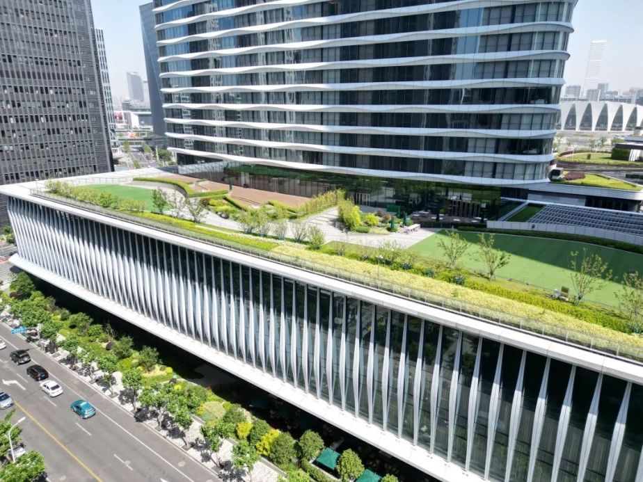 前滩着力构筑城市生态新景观，立体绿化融入时尚地标丨品质新生活