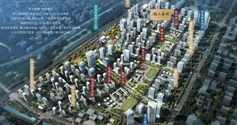 青钢片区拟建九年制学校，实施绿化工程