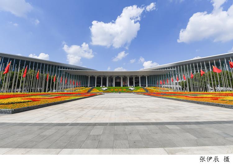 图说│“定妆照”全新亮相！第六届进博会绿化景观全景展示中华大地锦绣缤纷