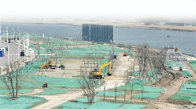 生态城启动约40万平方米春植绿化 苗木入住新家 建设生态绿洲